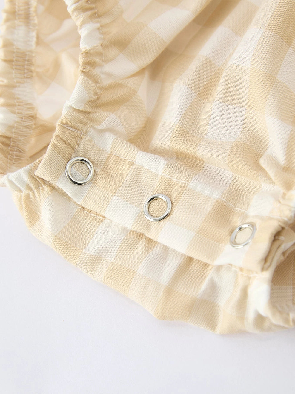 Gingham & Bow Romper