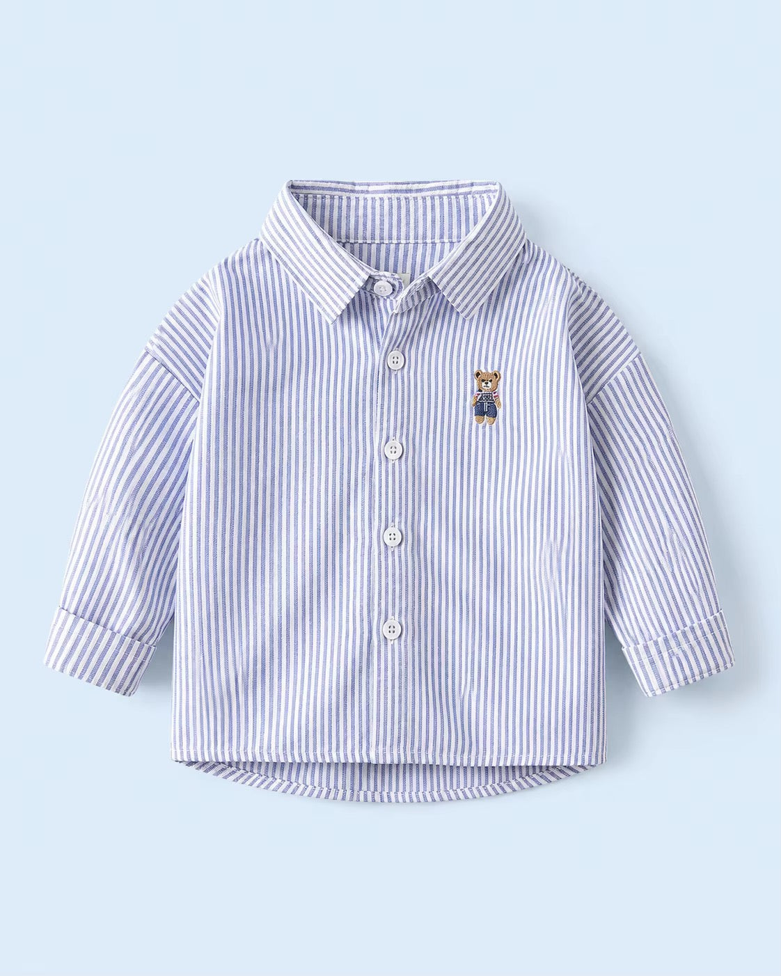 Classic Teddy Striped Button-Down Shirt