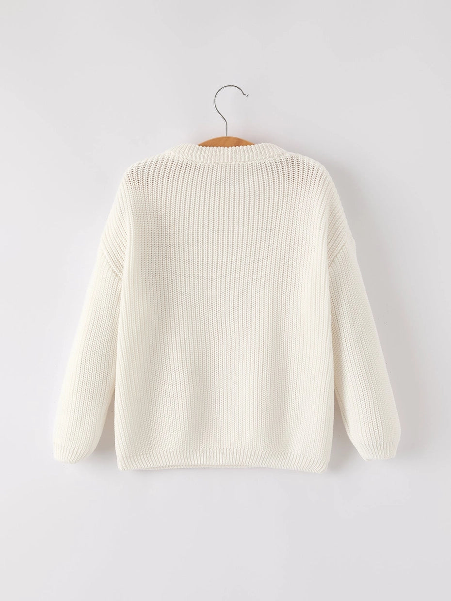 Sequin Bow Sweater