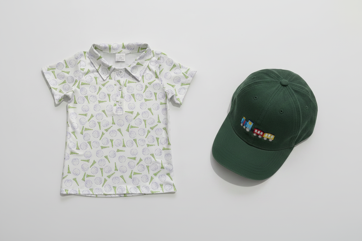 Boys' Golfing Bundle - Angled Hat