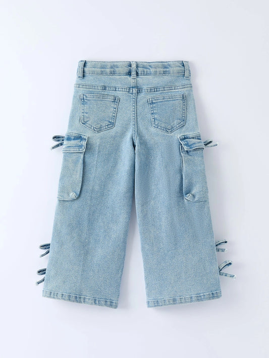Wide-Leg Denim Pant