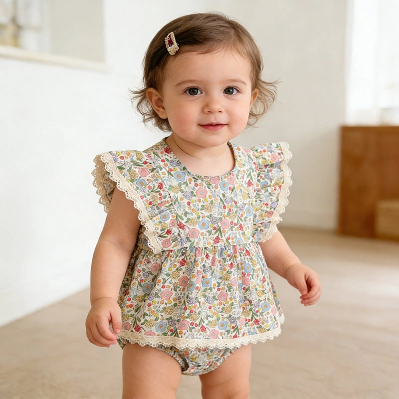 Floral Lace Romper